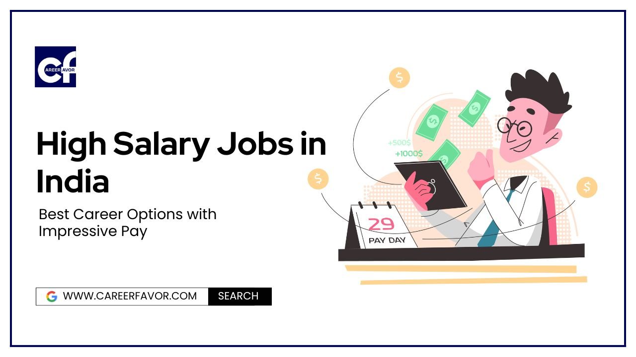 10+ High Salary Jobs in India With ₹1 Lakh+ Monthly Pay